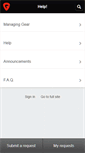 Mobile Screenshot of help.gbase.com